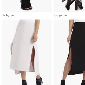 Luxe cream skirt worn once